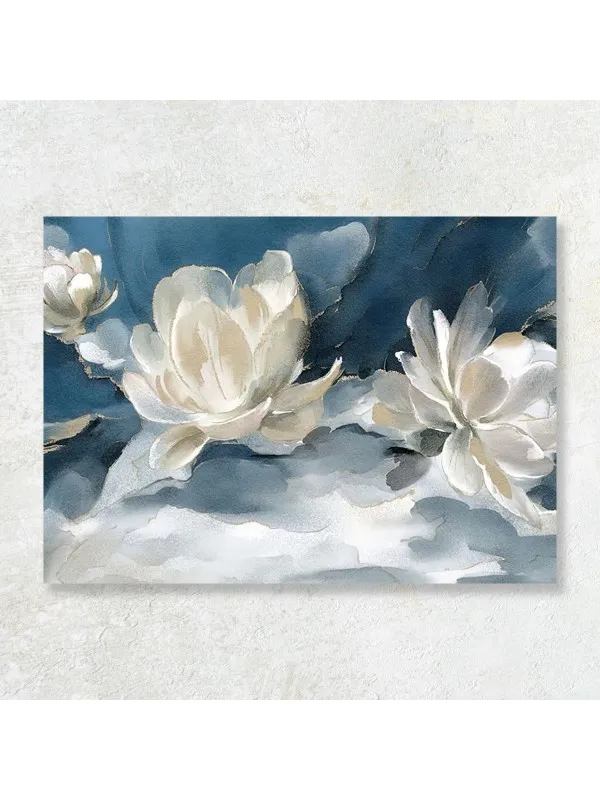 Tablou canvas Rapsodie în alb – compoziție florală