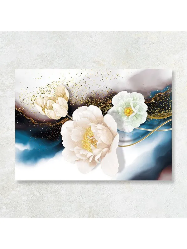 Tablou canvas Poem floral – decor elegant pentru locuință