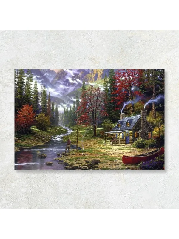 Tablou canvas Amurgul în munți – peisaj decorativ