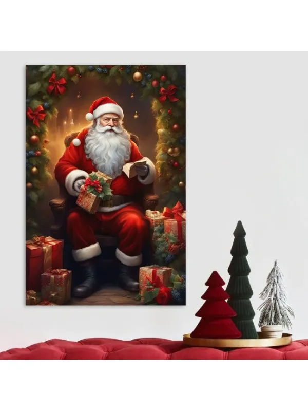 Tablou canvas Povestea Moșului – decor de Crăciun