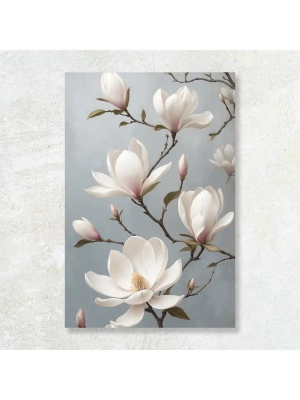 Tablou canvas Eleganța magnoliei – decor floral