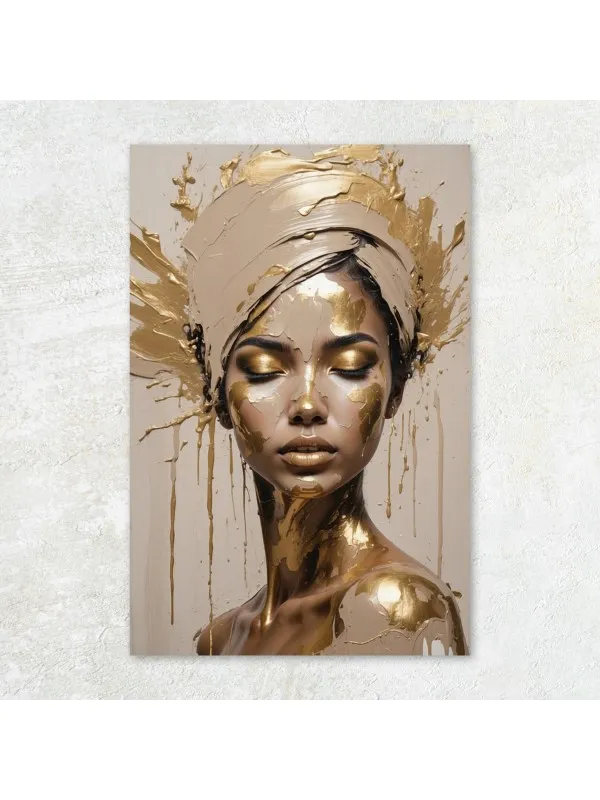 Tablou canvas Regina de savană – portret feminin