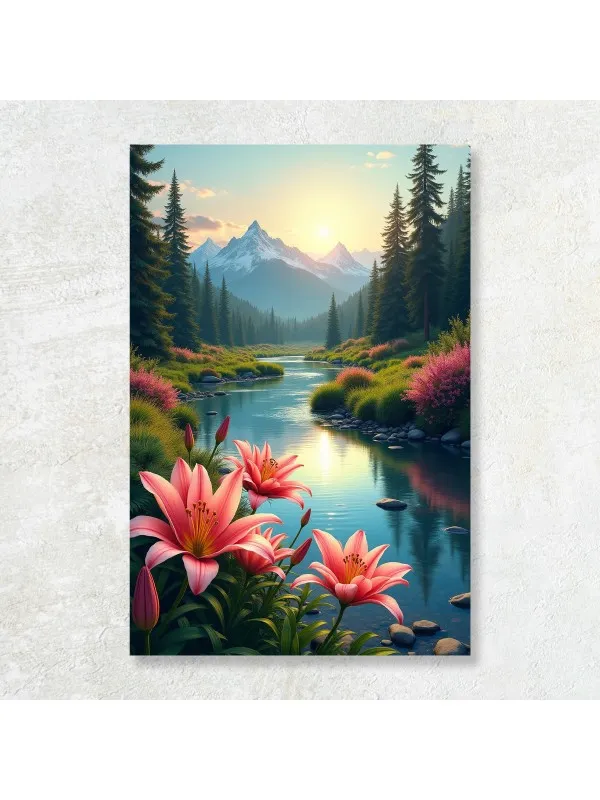 Tablou canvas Magia lacului – peisaj decorativ