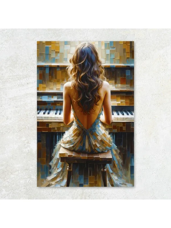 Tablou canvas Melodia sufletului – portret artistic
