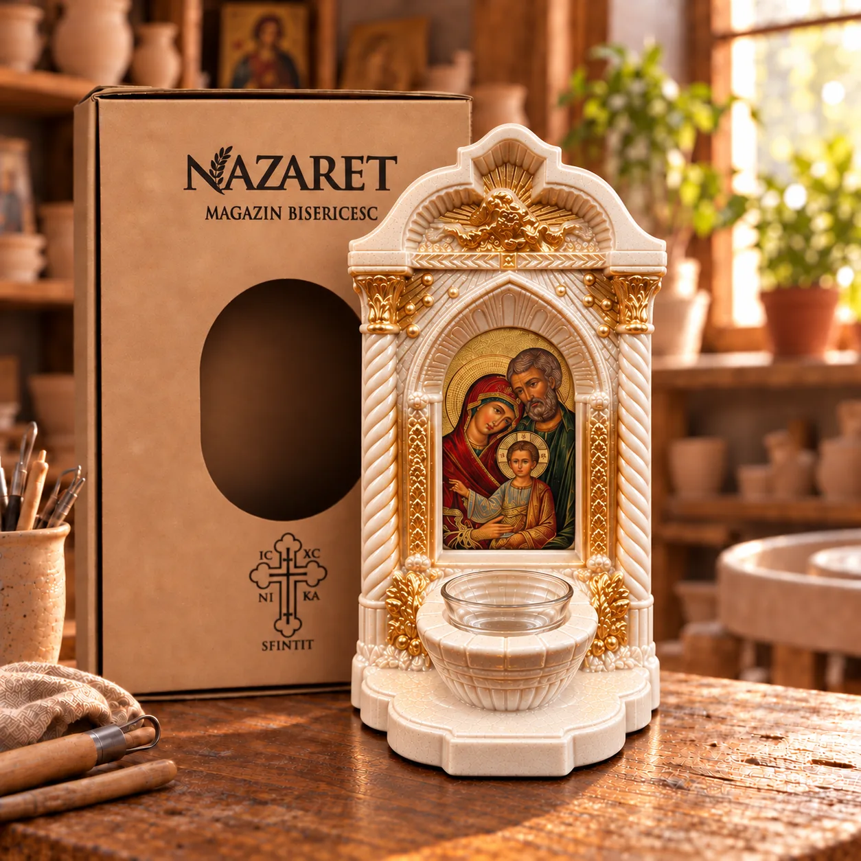 Candelă cu icoana Sfânta Familie — imaginea 4